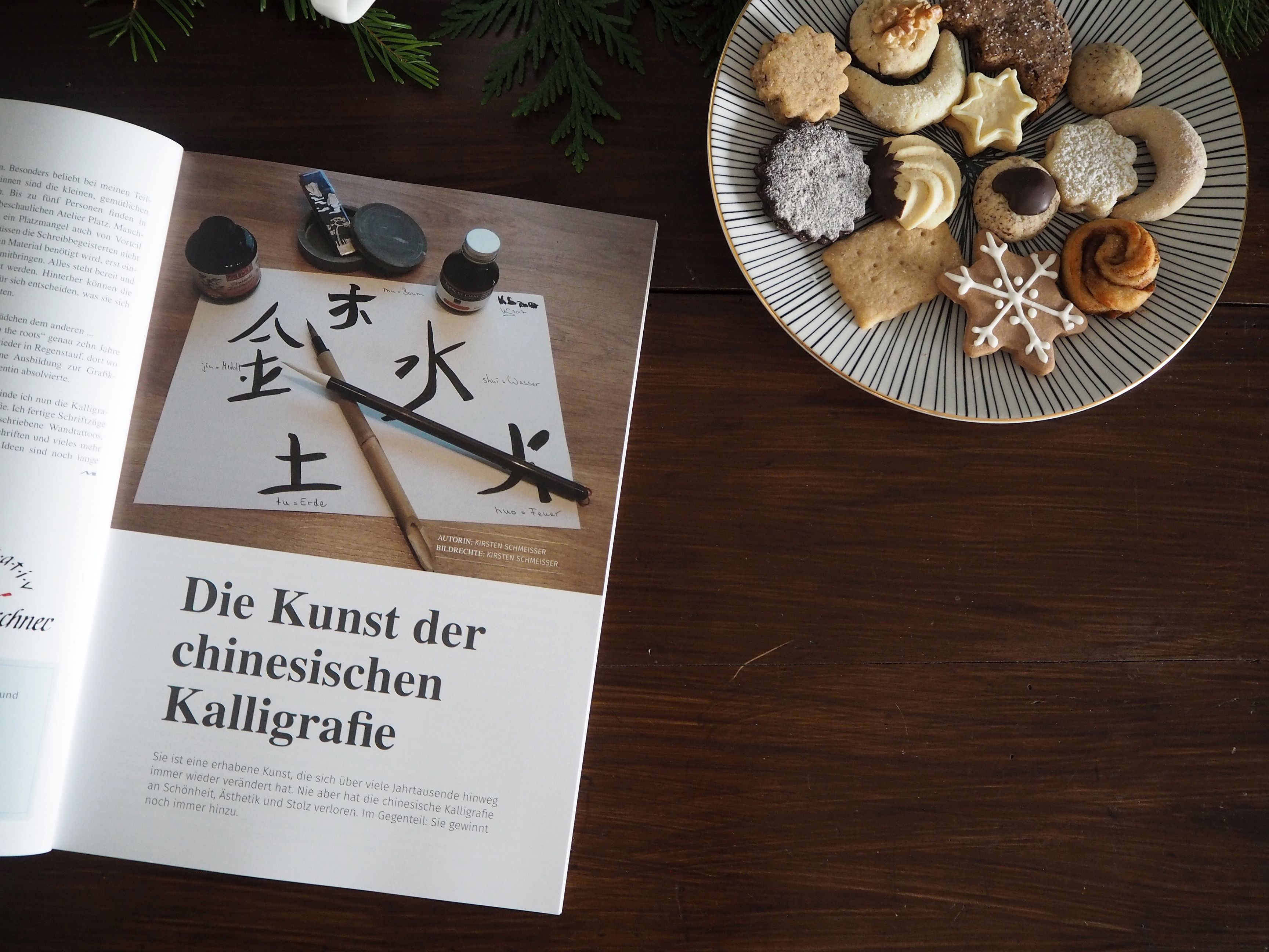 Sonntagslektüre im Dezember # Kalligrafie aktuell | Skön och kreativ